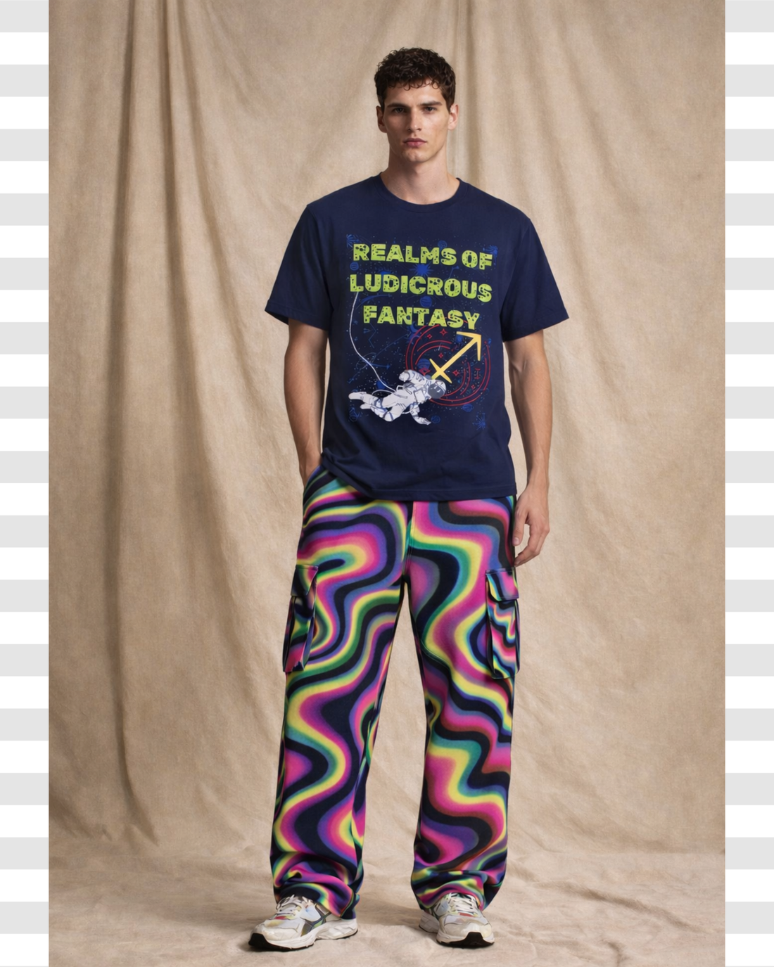 Outer space Fantasy Realm Unisex Graphic Cotton Tee