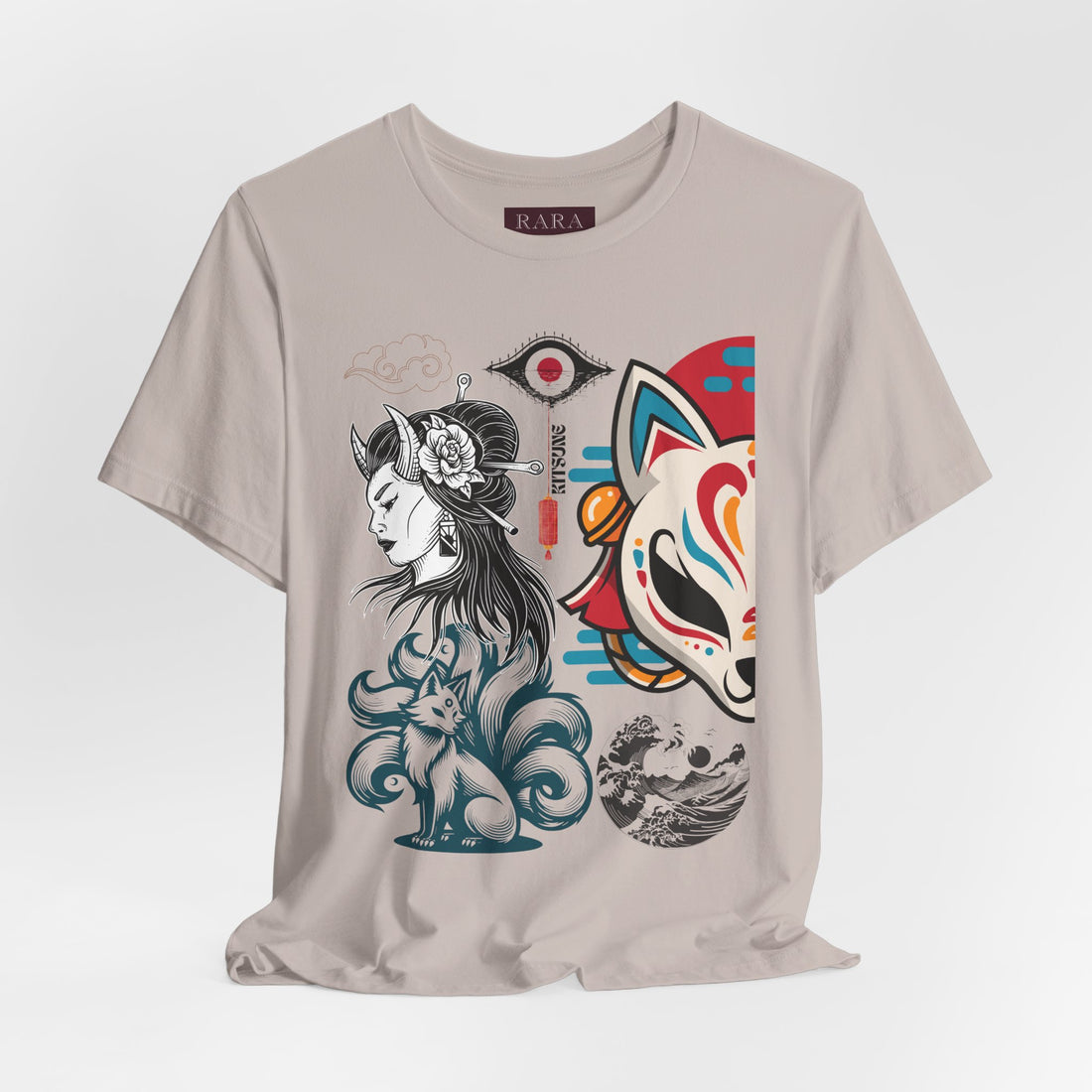 Japanese Kitsune Unisex Jersey Tee