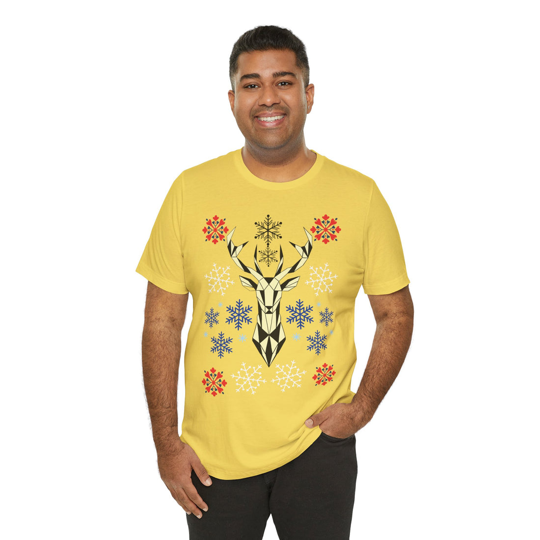 Stag Print Unisex Jersey Tee