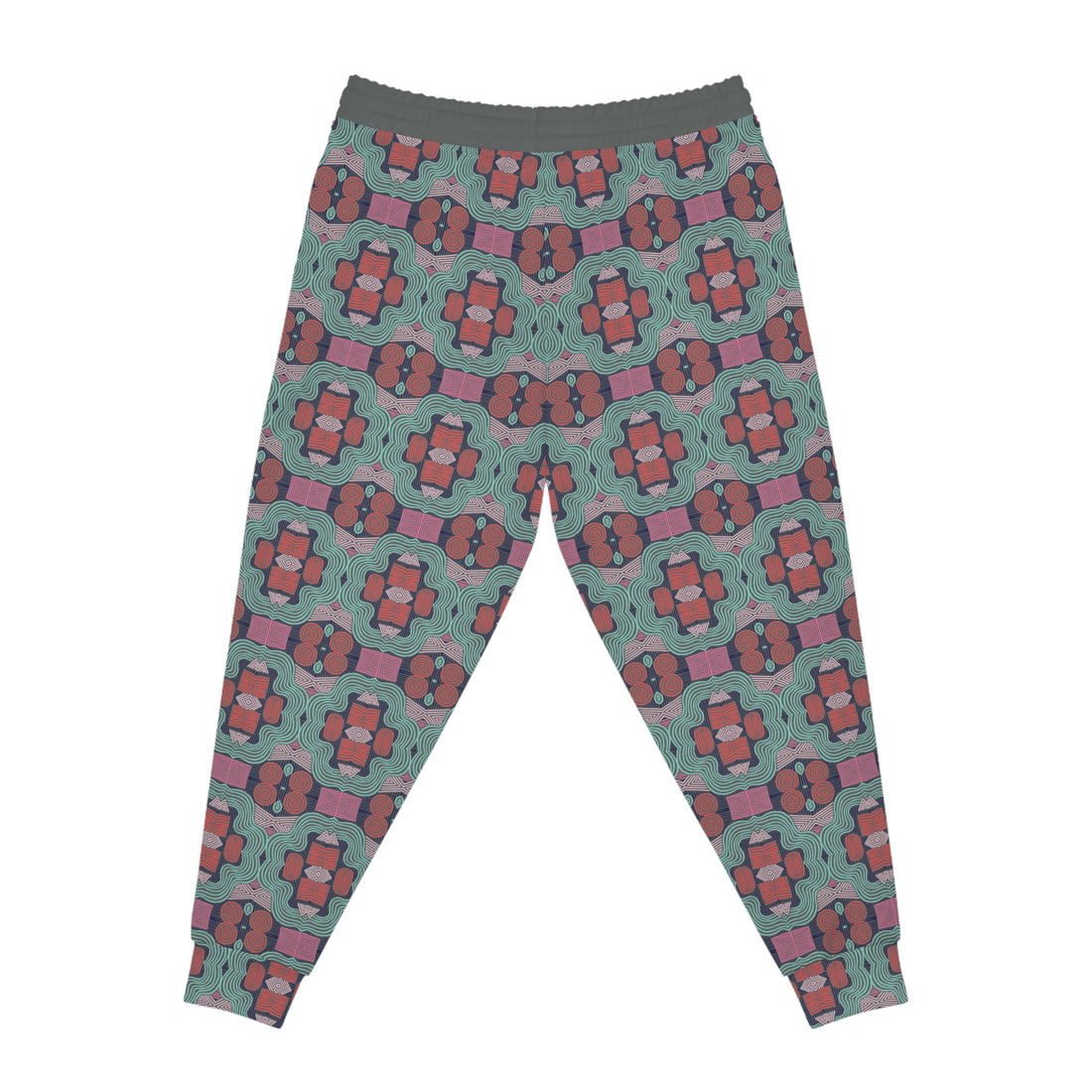 Ash Geometric Print Unisex Joggers