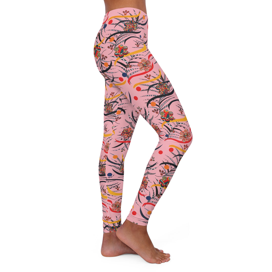 Blush Wilderness Print Spandex Leggings