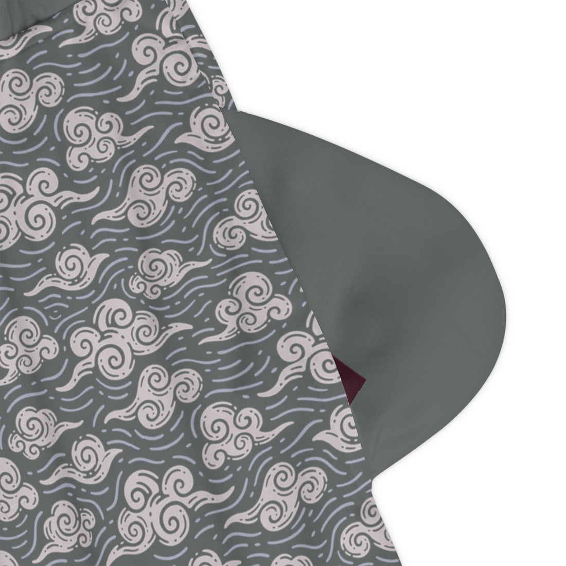 Ash Oriental Clouds Basketball Rib Shorts (AOP)