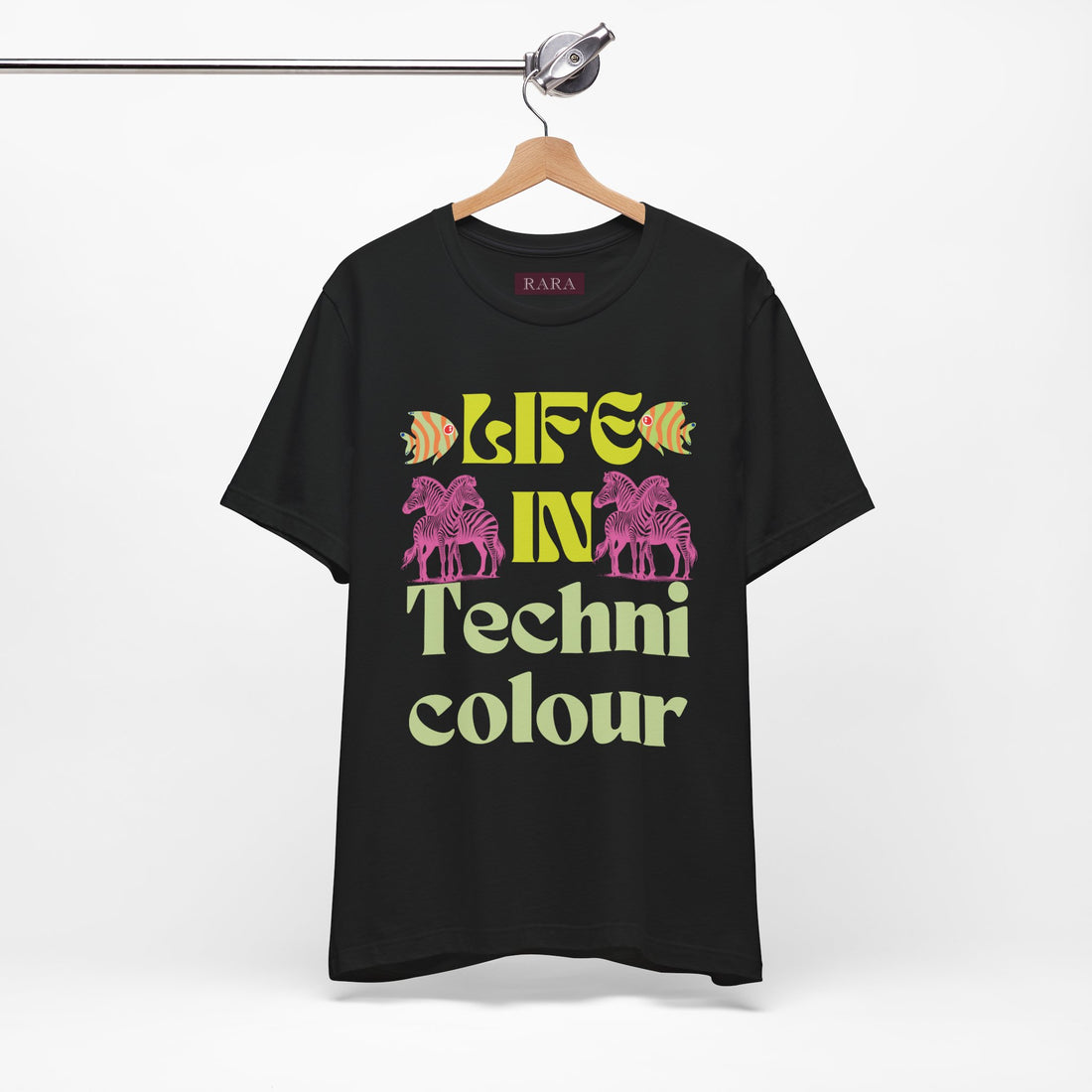 Life In Colour Typography Unisex Jersey Tee