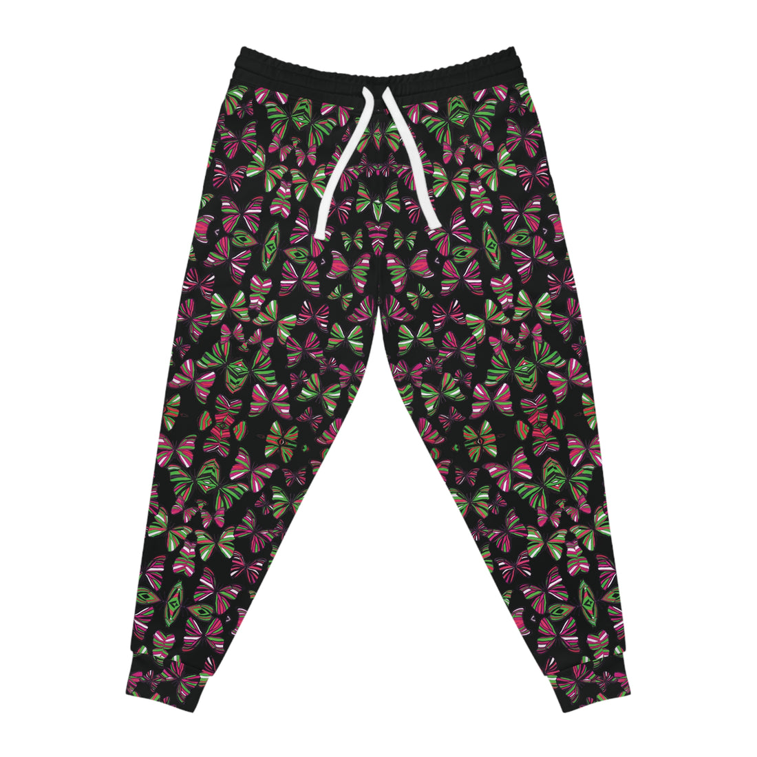 Black Butterflies Kaleidoscope AOP Joggers