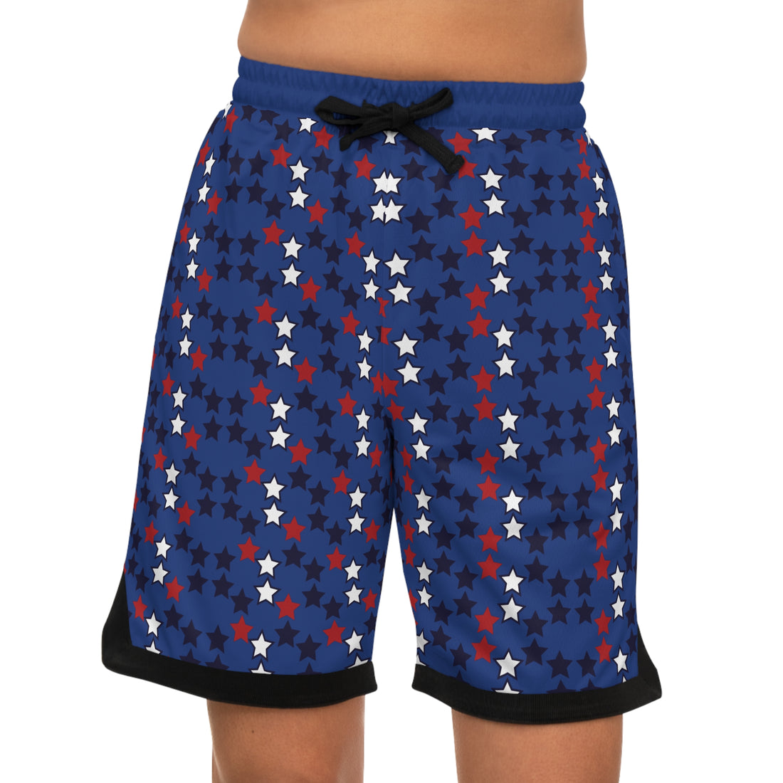 Blue Stardom Basketball Rib Shorts (AOP)