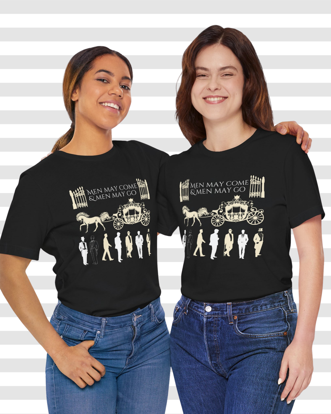 The Brook Poetic Statement Vintage Graphic Cotton Conversational Tee For Women