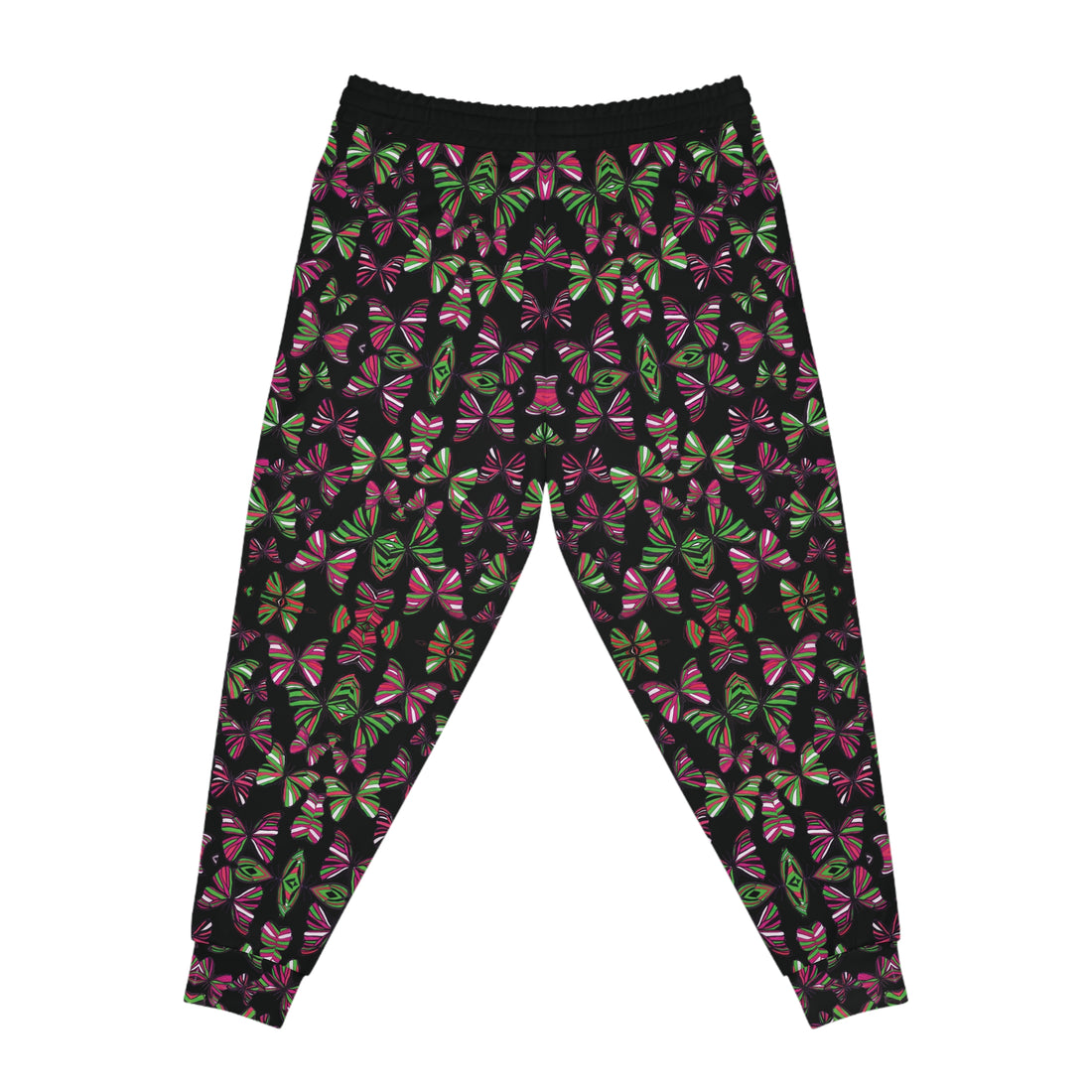 Black Butterflies Kaleidoscope AOP Joggers