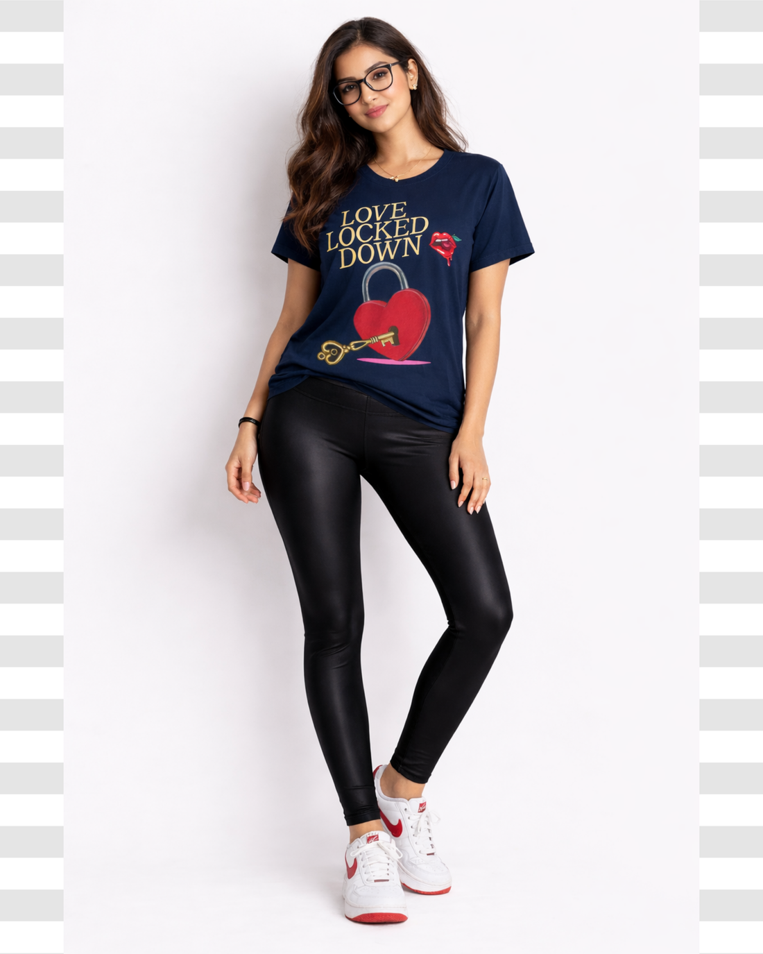 Love Locked Down Conversational Women's Cotton Tee