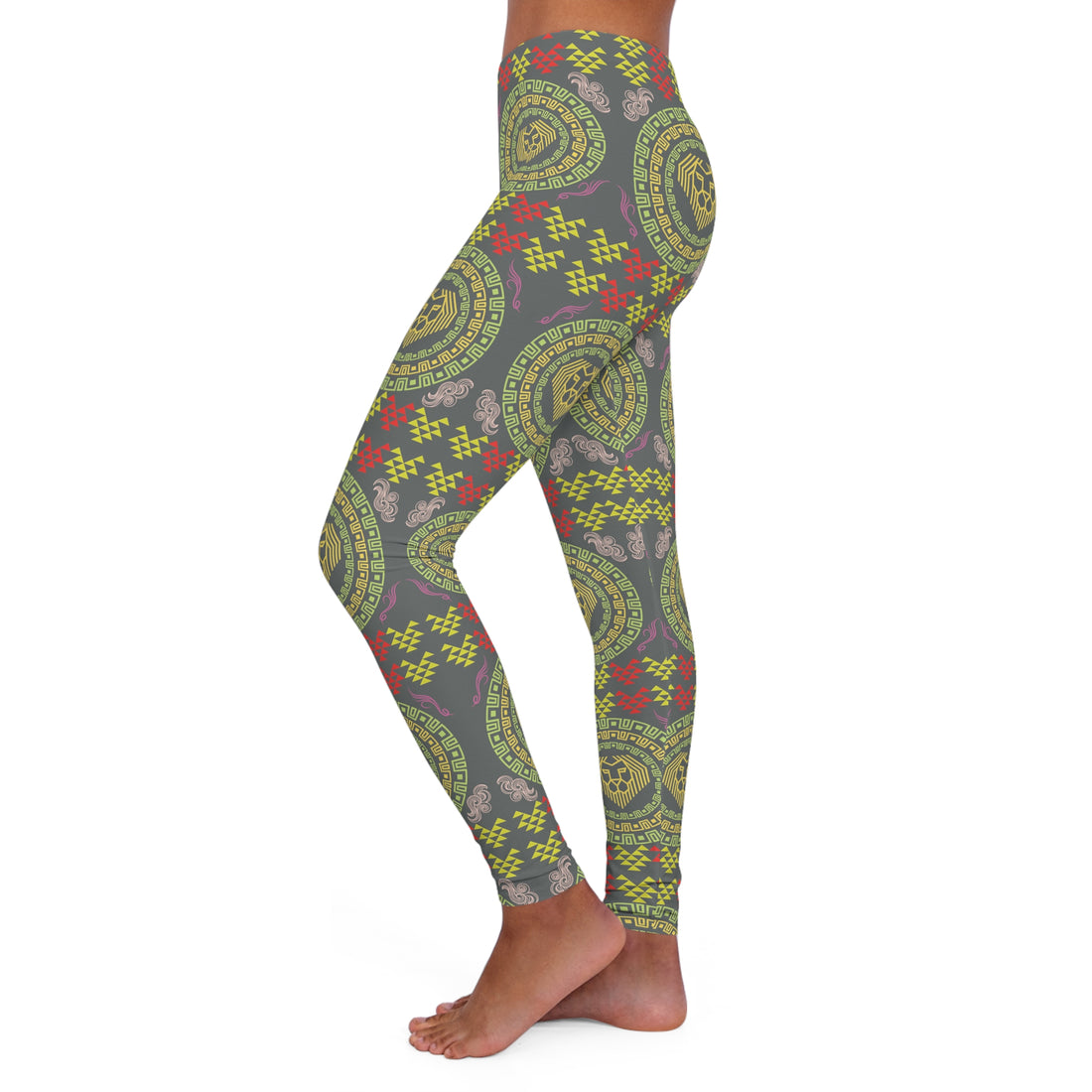 Ash lion head Spandex Leggings