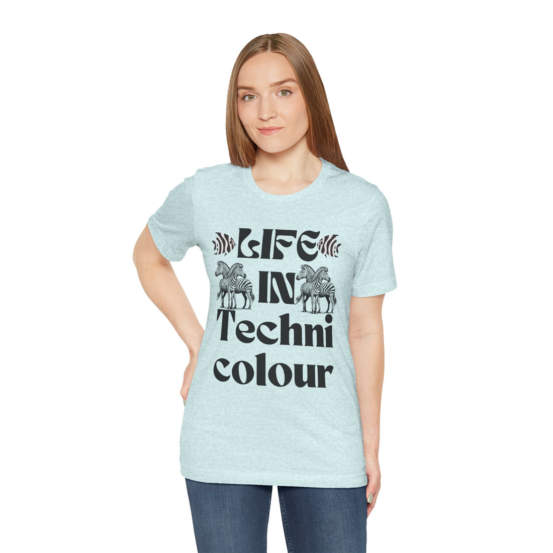 Life In Colour Typography Unisex Jersey Tee