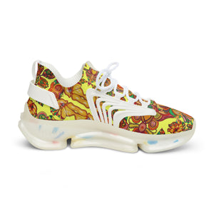 Canary Artsy Floral OTT Men's Mesh Knit Sneakers
