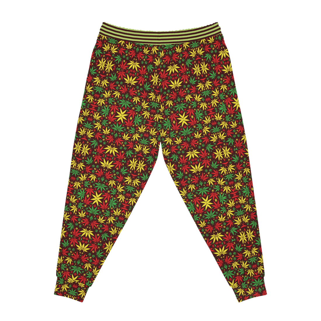 Marsala Tropical Rasta toned Unisex Joggers