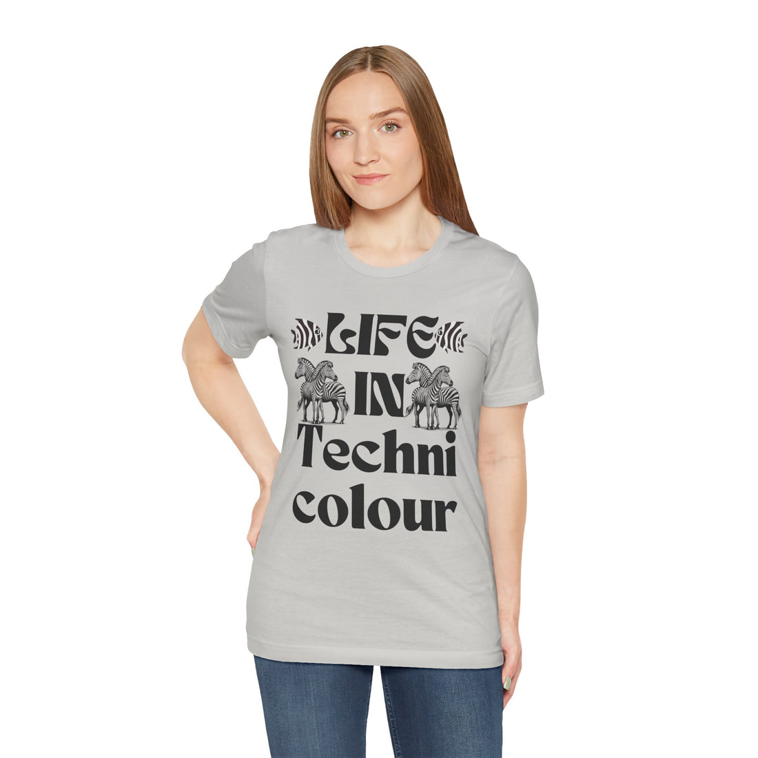 Life In Colour Typography Unisex Jersey Tee