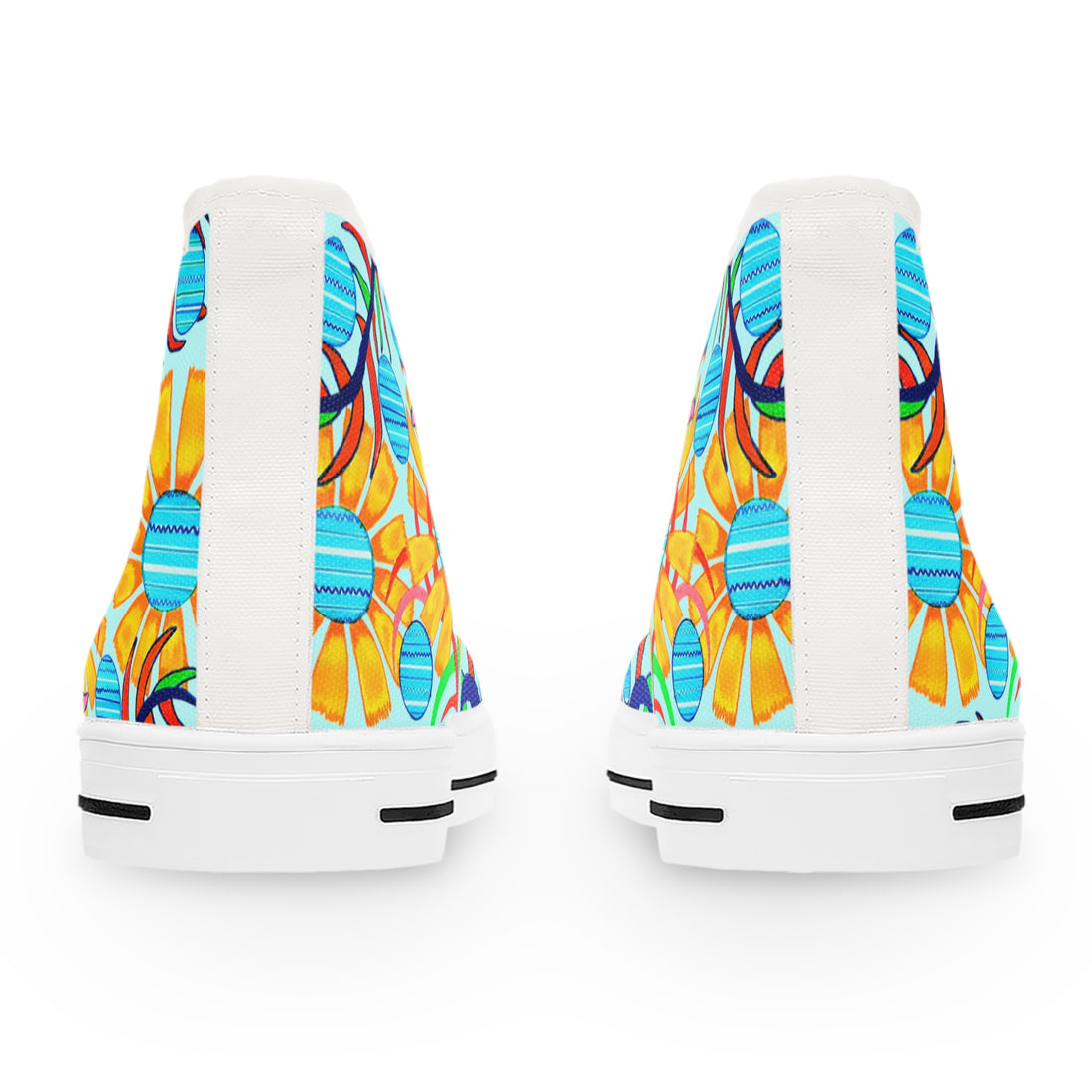 Icy Sunflower Women's High Top Sneakers