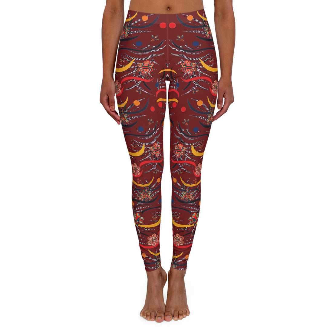 Auburn Wilderness Print Spandex Leggings