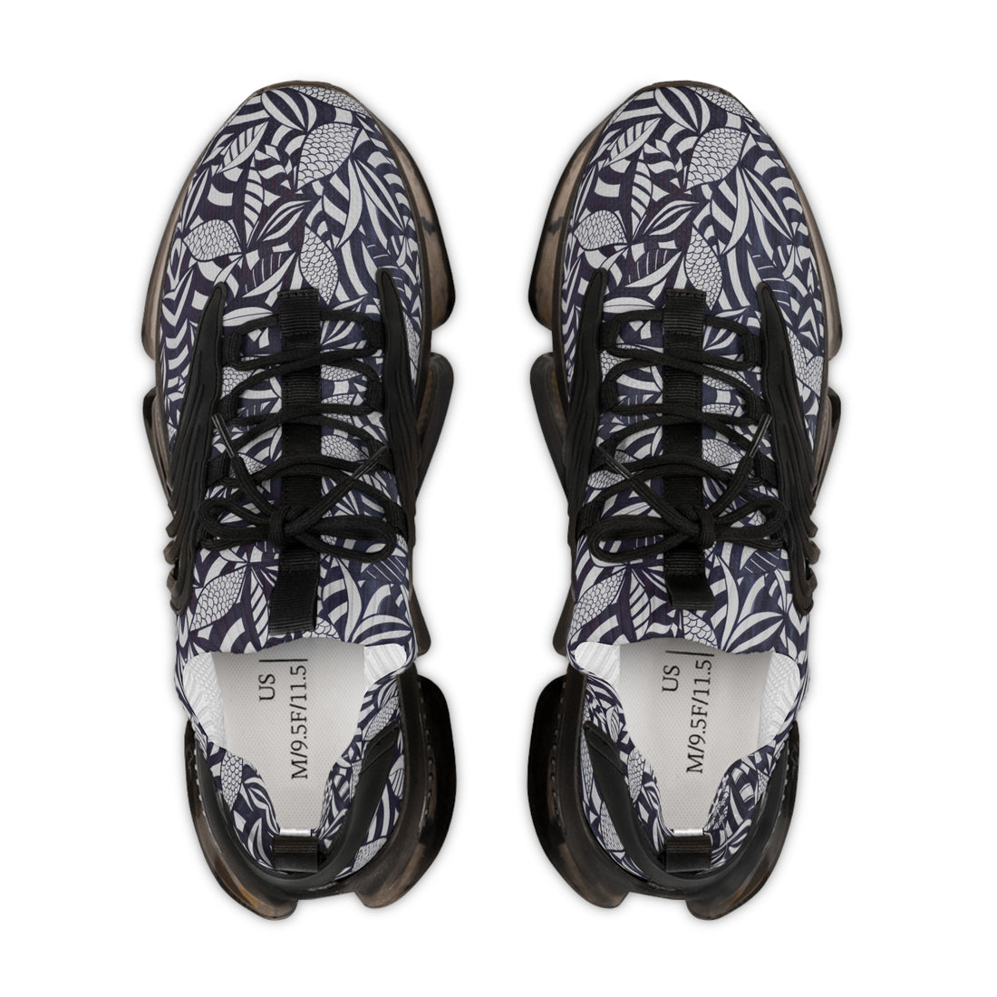 Slate Tropical Minimalist OTT Men's Mesh Knit Sneakers