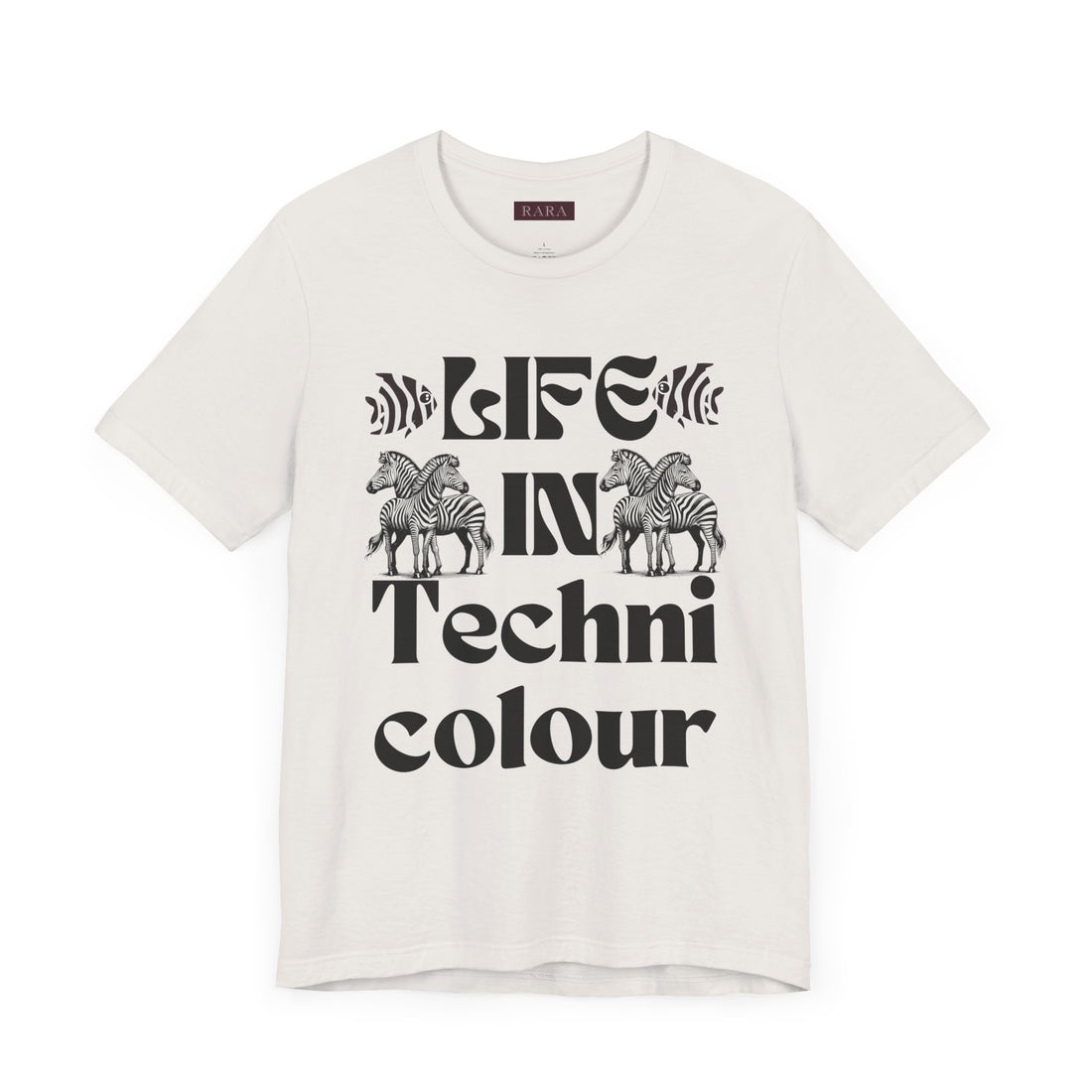 Life In Colour Typography Unisex Jersey Tee