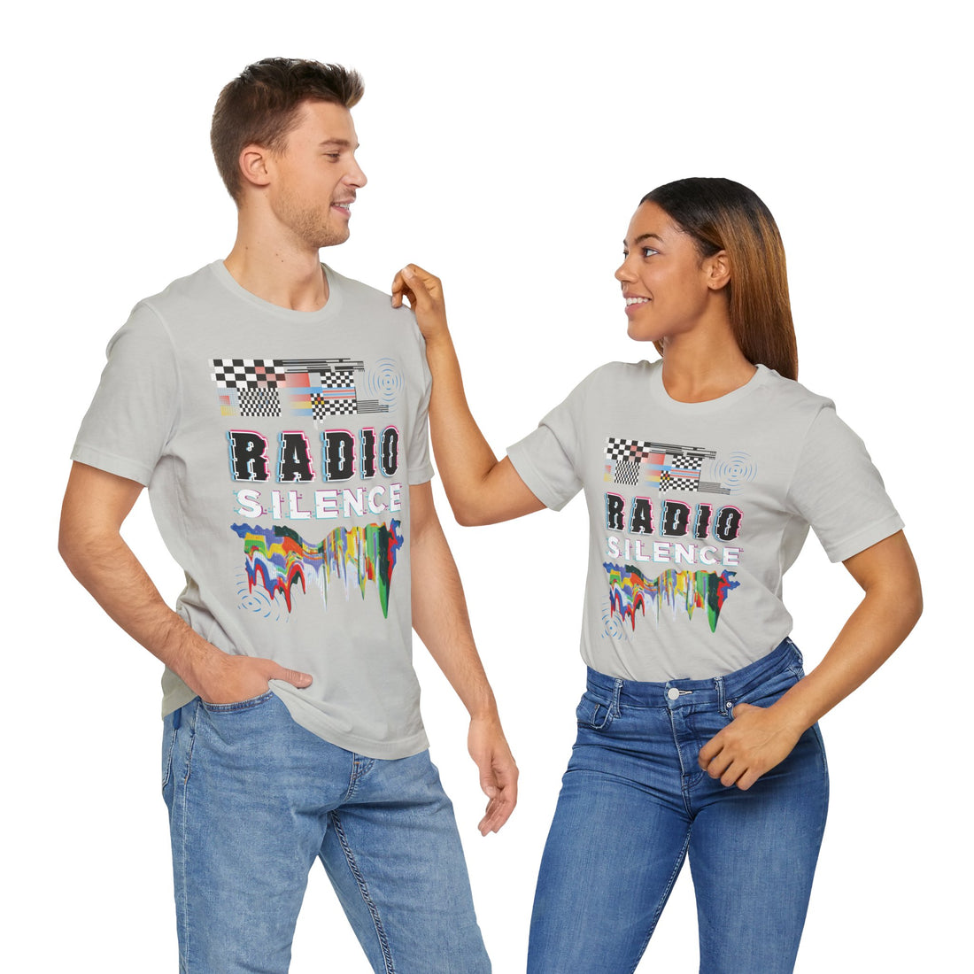 Radio Silence Typography Unisex Jersey Tee