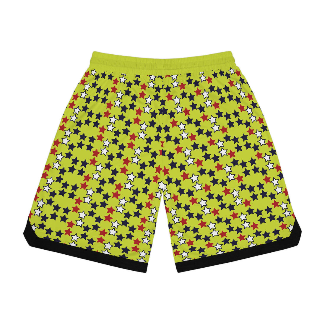 Lime Stardom Basketball Rib Shorts (AOP)