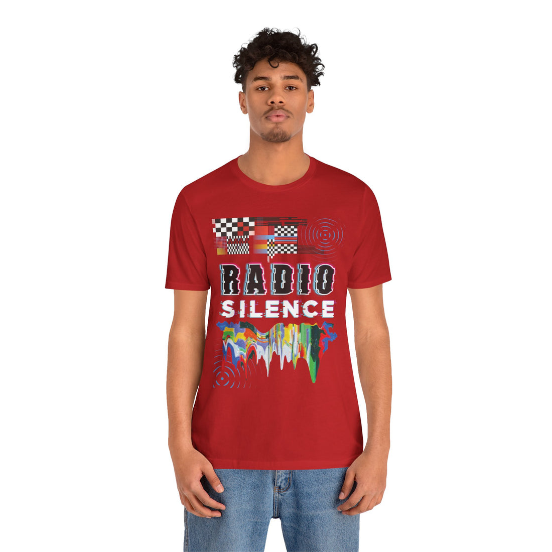 Radio Silence Typography Unisex Jersey Tee