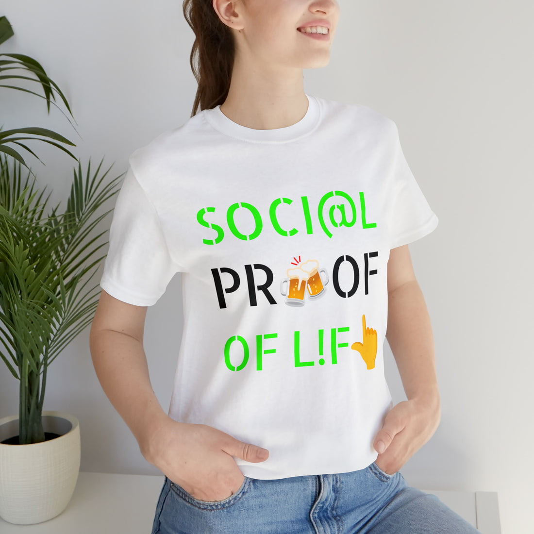 Unisex Social Proof Jersey Tee