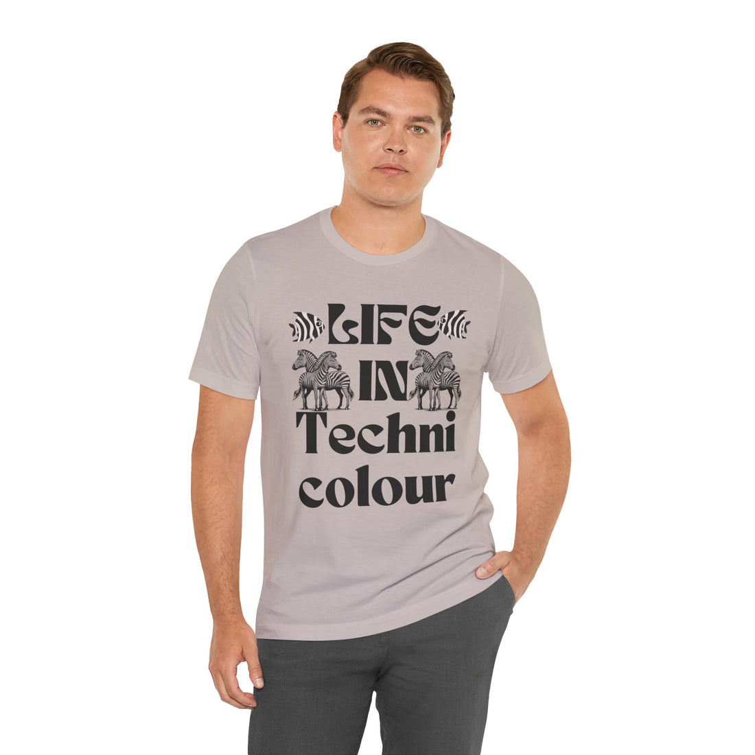 Life In Colour Typography Unisex Jersey Tee