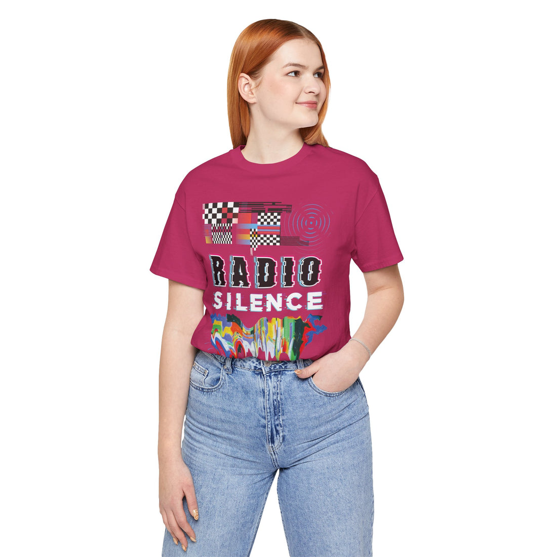 Radio Silence Typography Unisex Jersey Tee