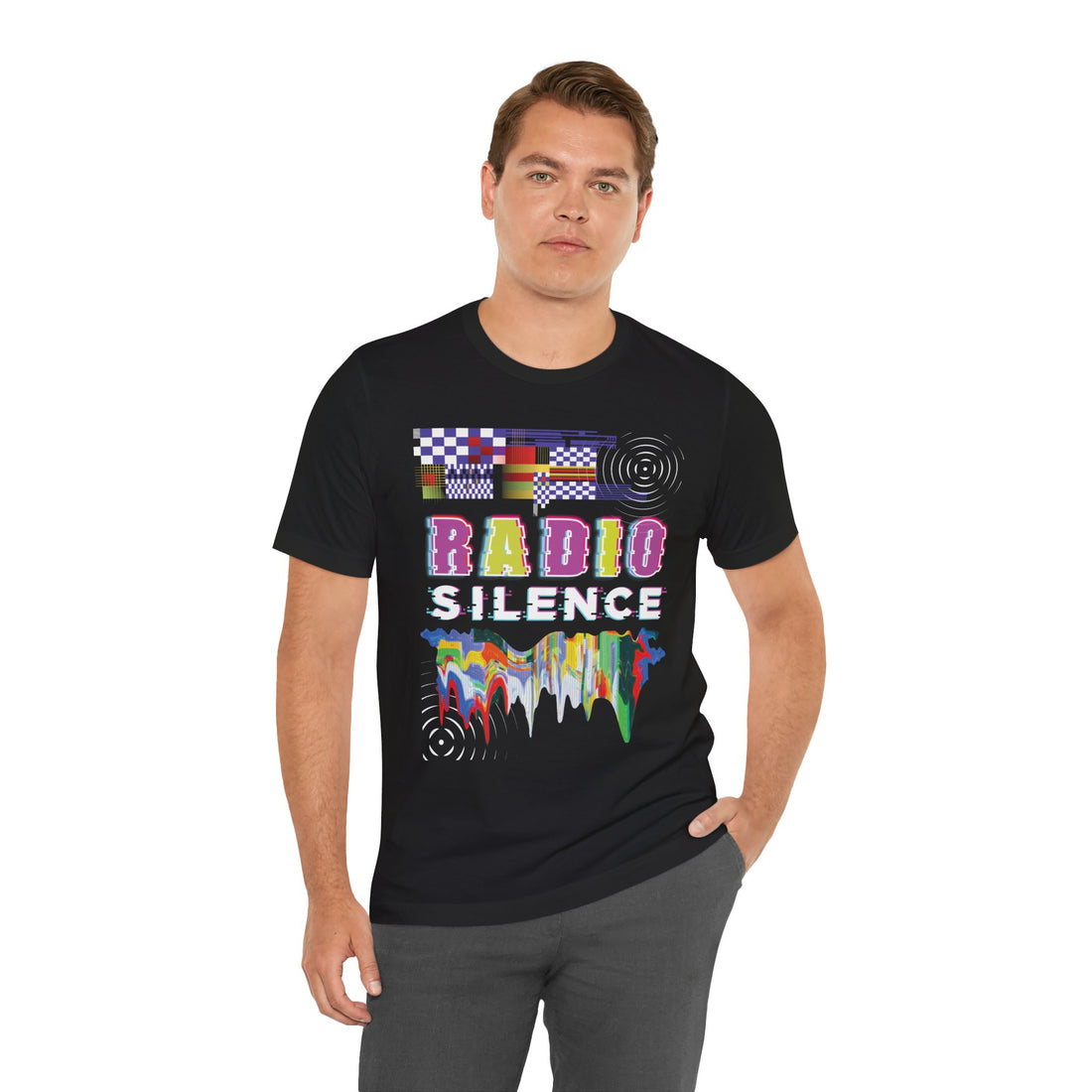 Radio Silence Typography Unisex Jersey Tee