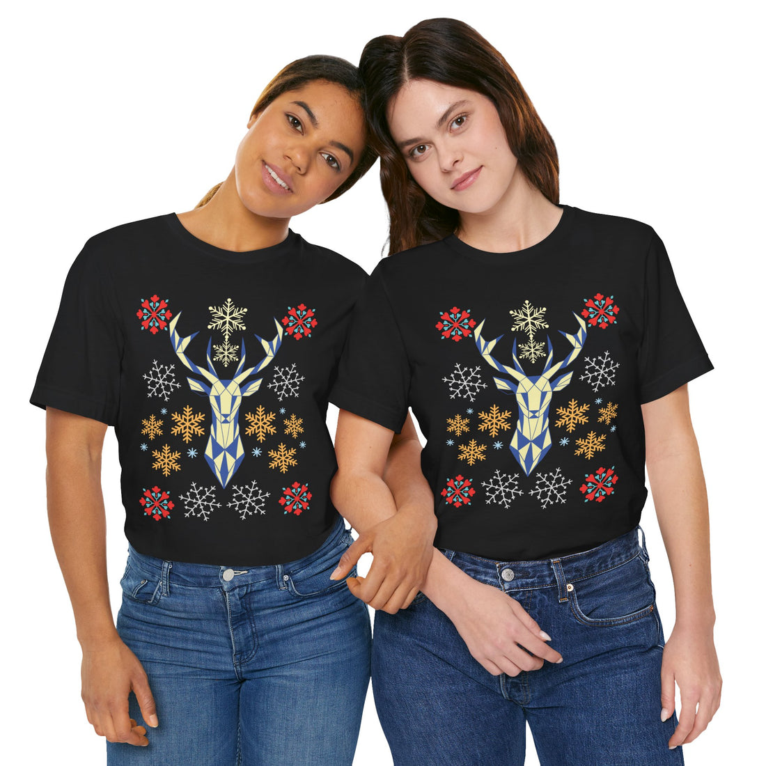 Stag Print Unisex Jersey Tee