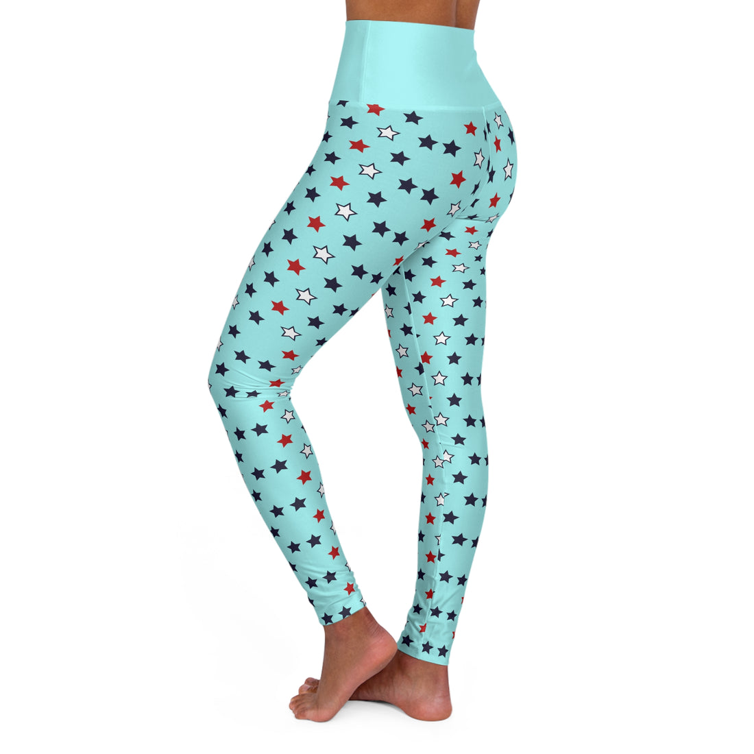 Icy Blue Stargirl Yoga Leggings