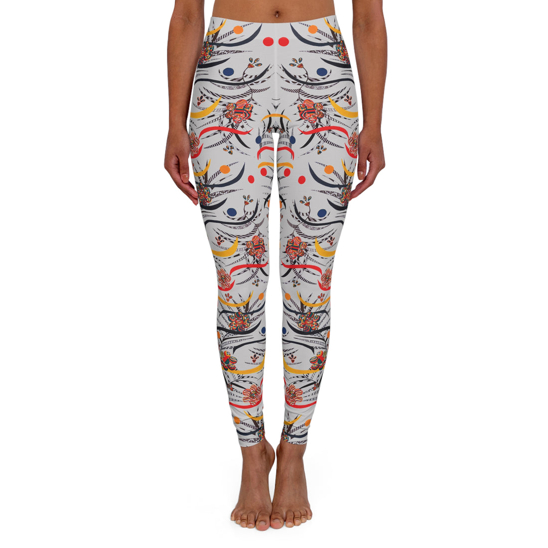 Slate Wilderness Print Spandex Leggings