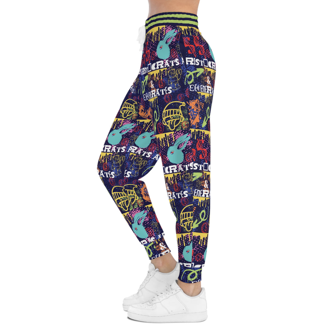 Navy Polar Graphic Unisex Joggers