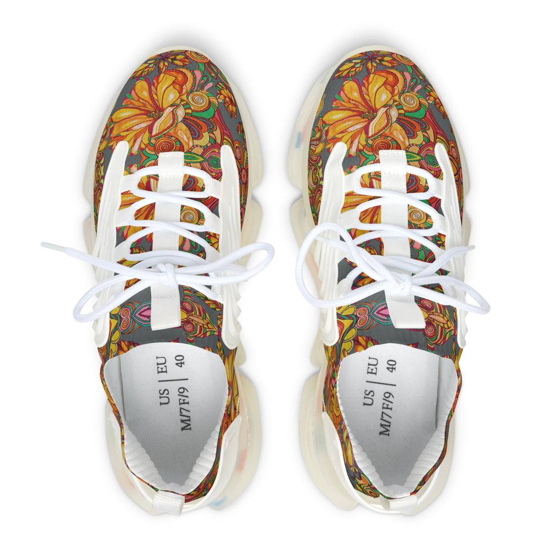 Ash Artsy Floral OTT Women's Mesh Knit Sneakers