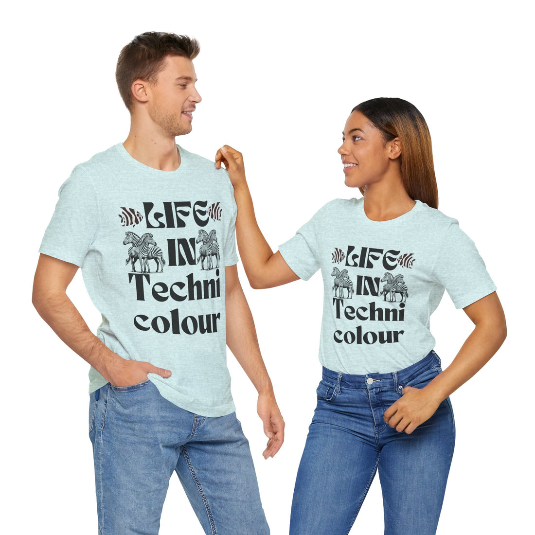 Life In Colour Typography Unisex Jersey Tee