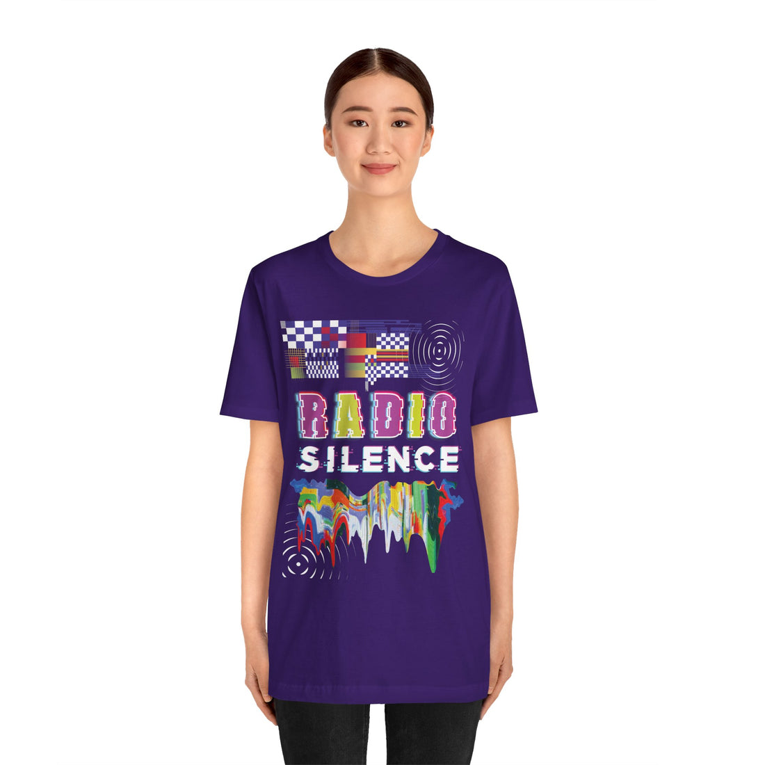 Radio Silence Typography Unisex Jersey Tee