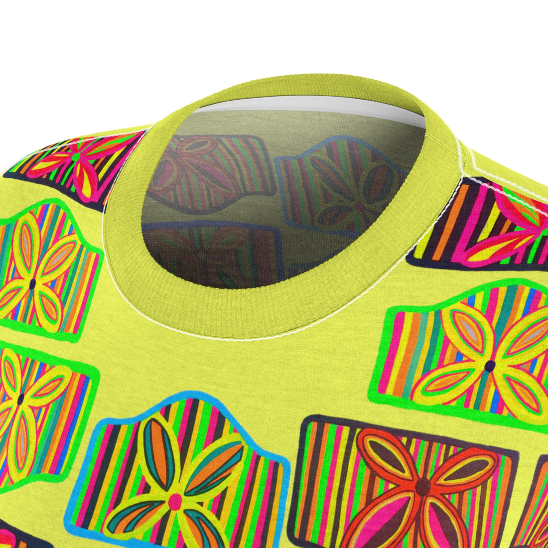 Canary Deco AOP Women's Cap Sleeves T-shirt