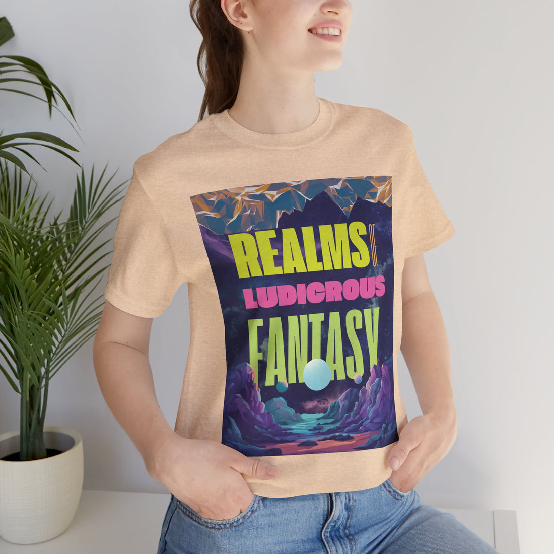 Fantasy Typography Unisex Jersey Tee