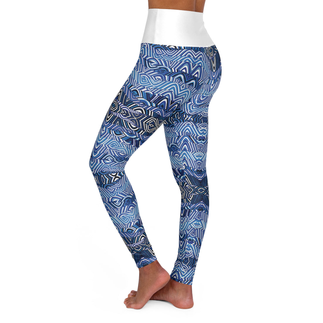 White Sonic Yoga Leggings