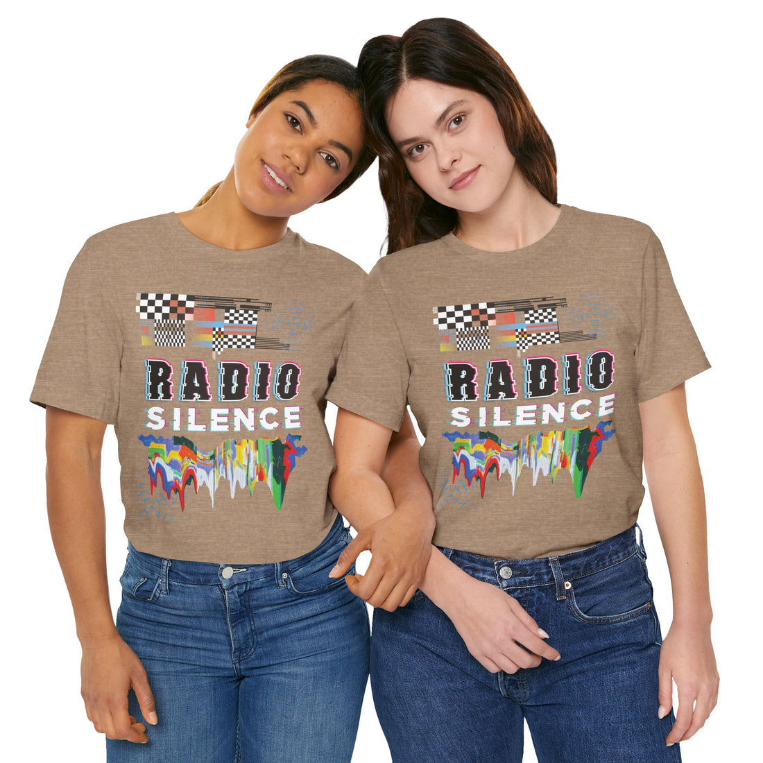 Radio Silence Typography Unisex Jersey Tee