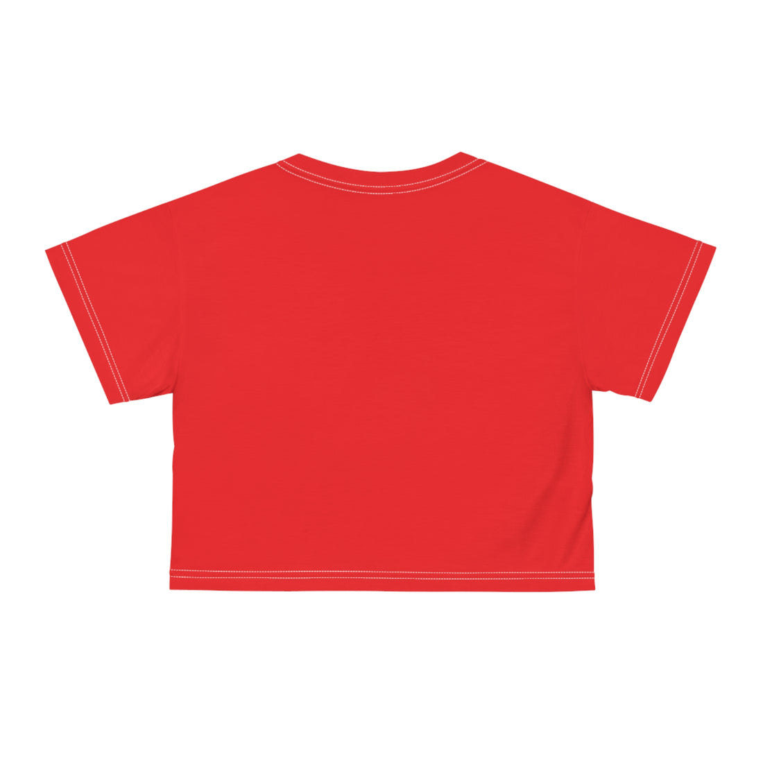 Red Girls Of Summer AOP Crop Tee