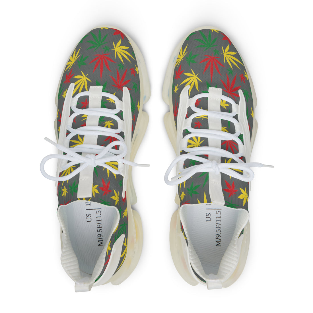 Ash Tropical Rasta Toned Men's Mesh Knit Sneakers