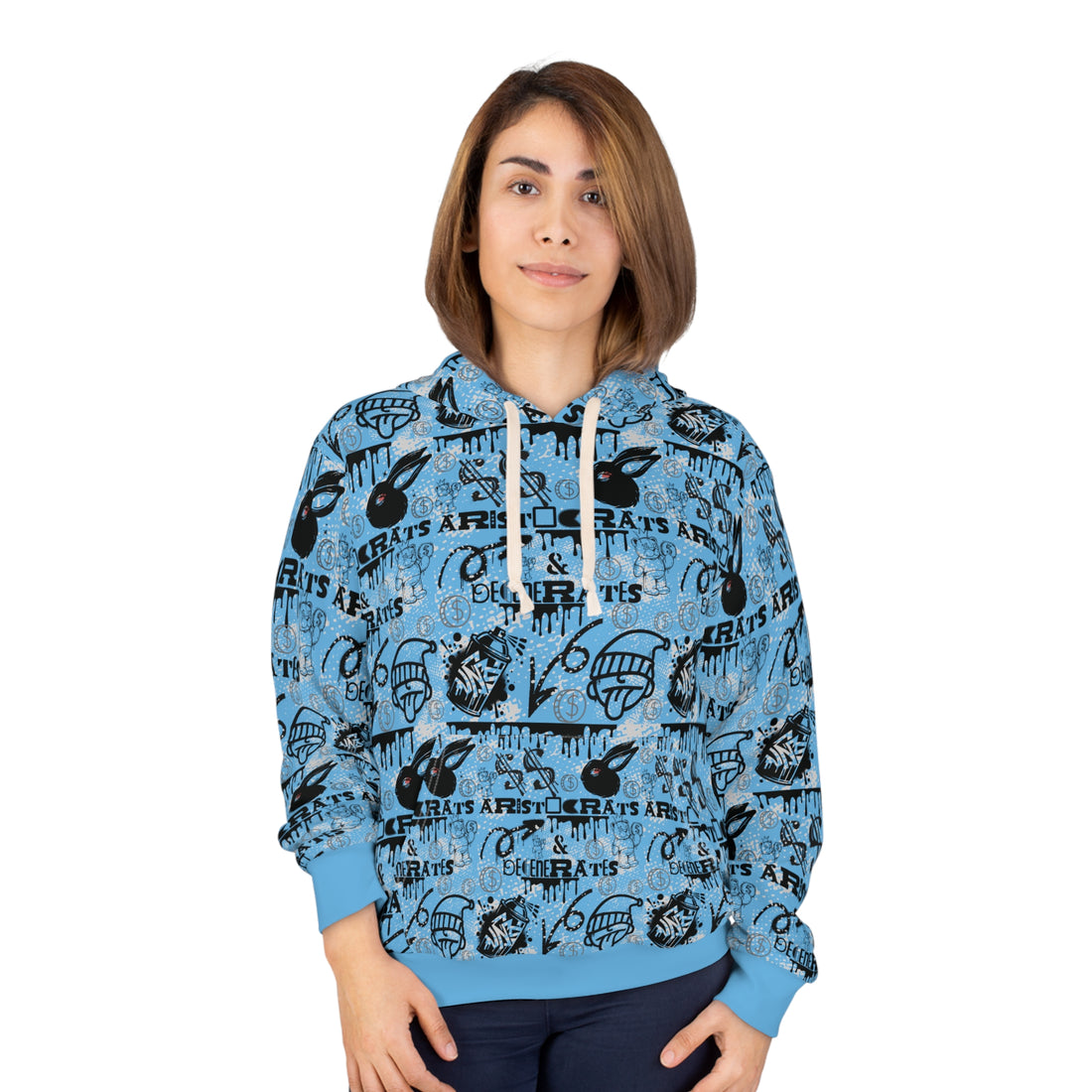 Sky Graphic Polar Pullover Hoodie