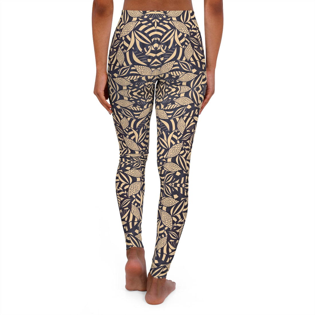 Sarcoline Tropical Minimalist Spandex Leggings