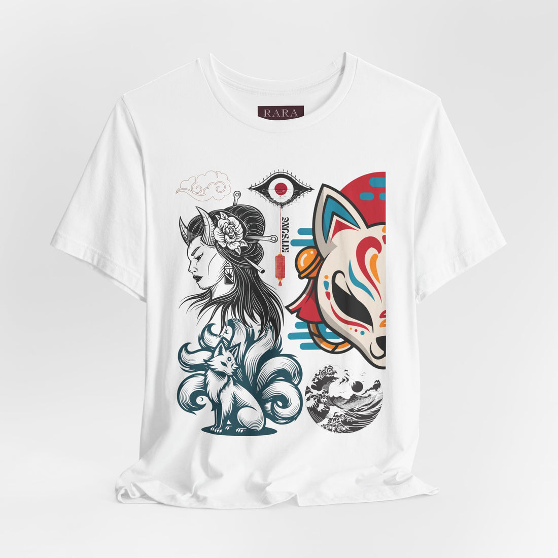 Japanese Kitsune Unisex Jersey Tee