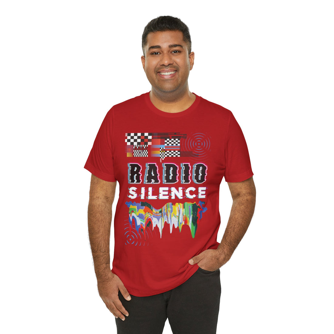 Radio Silence Typography Unisex Jersey Tee