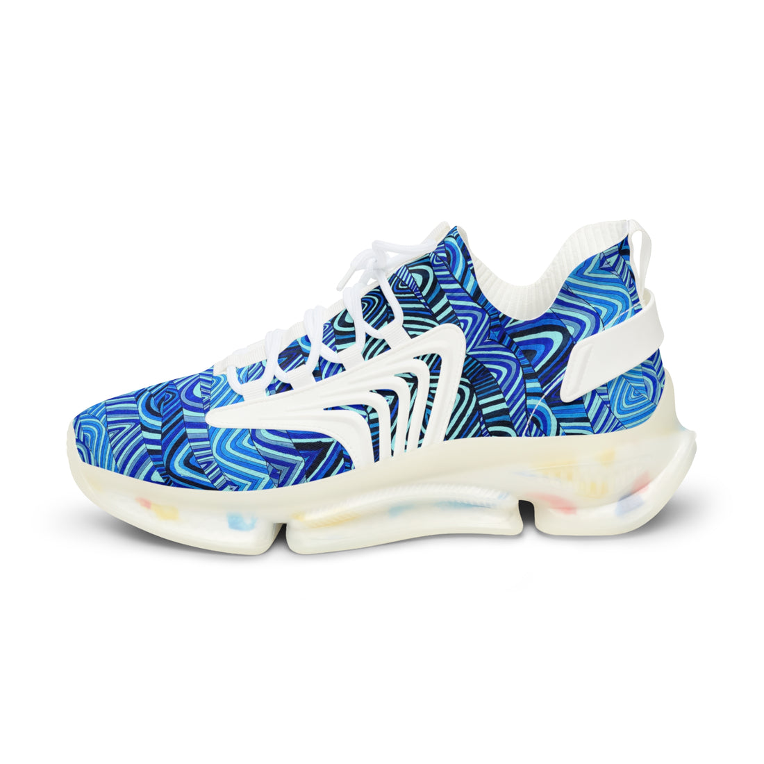 Icy Blue Sonic OTT Men's Mesh Knit Sneakers