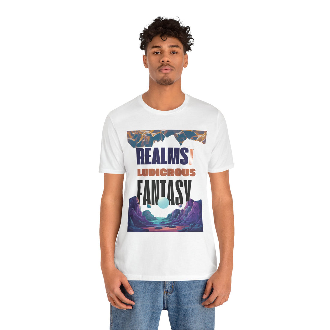 Fantasy Typography Unisex Jersey Tee