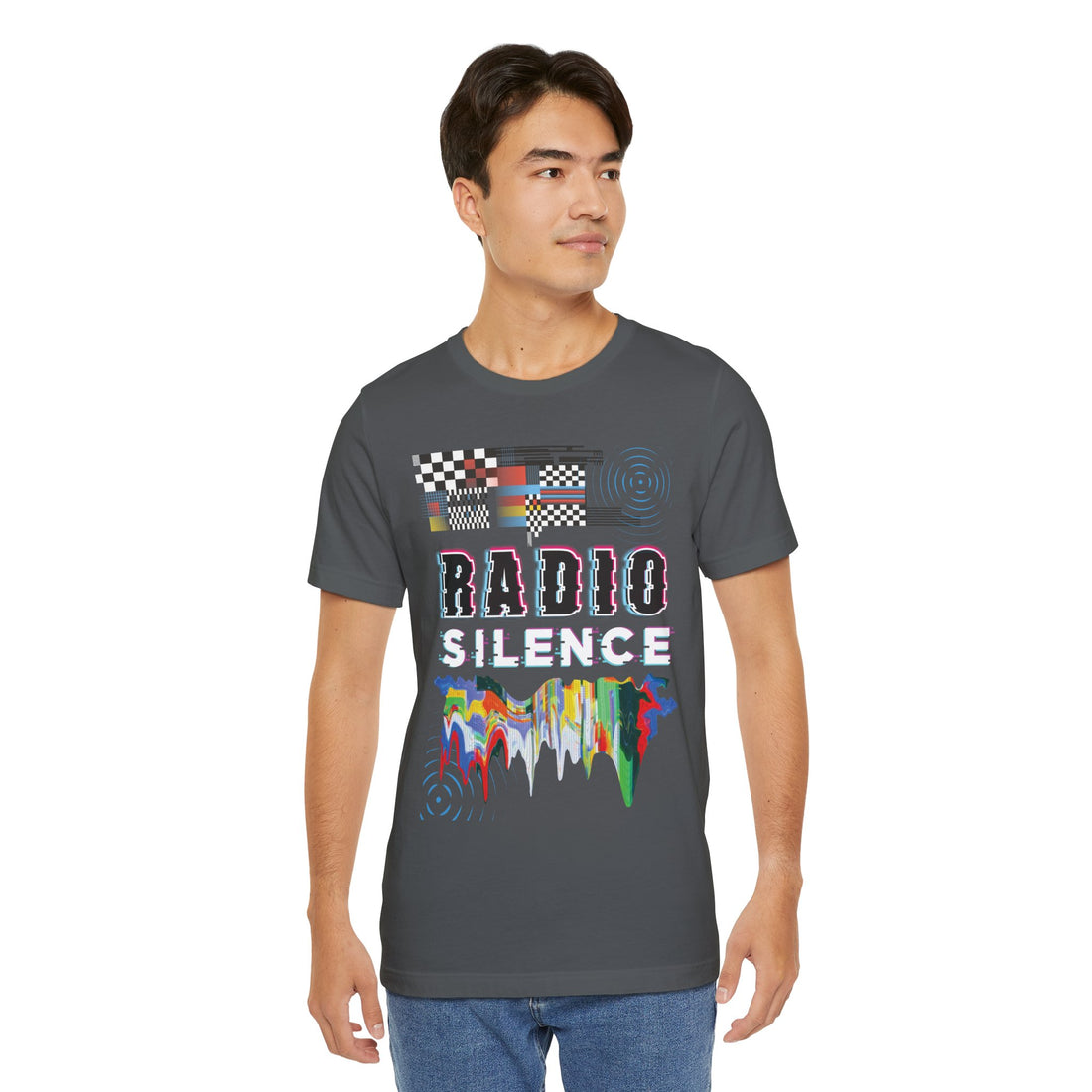 Radio Silence Typography Unisex Jersey Tee