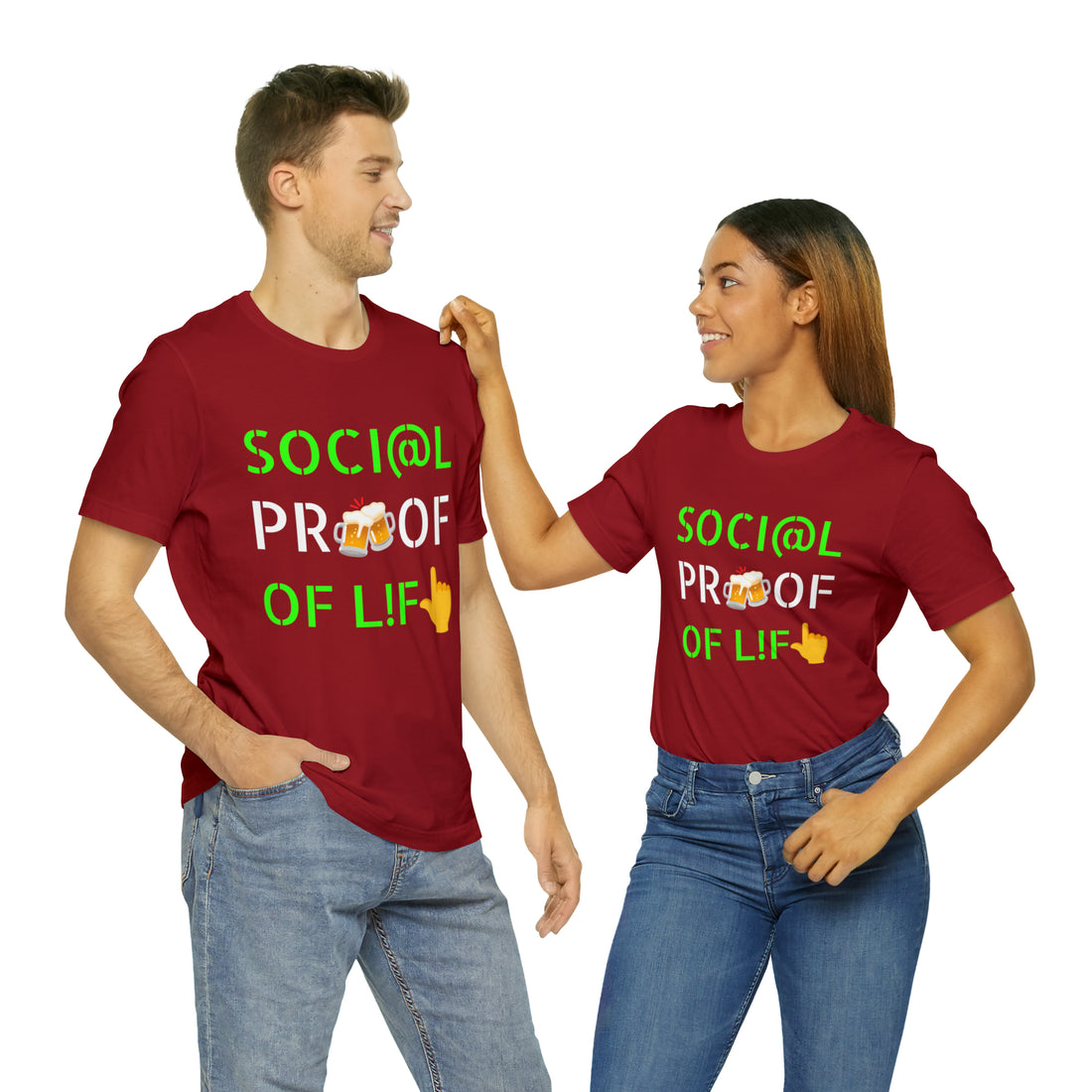 Unisex Social Proof Jersey Tee