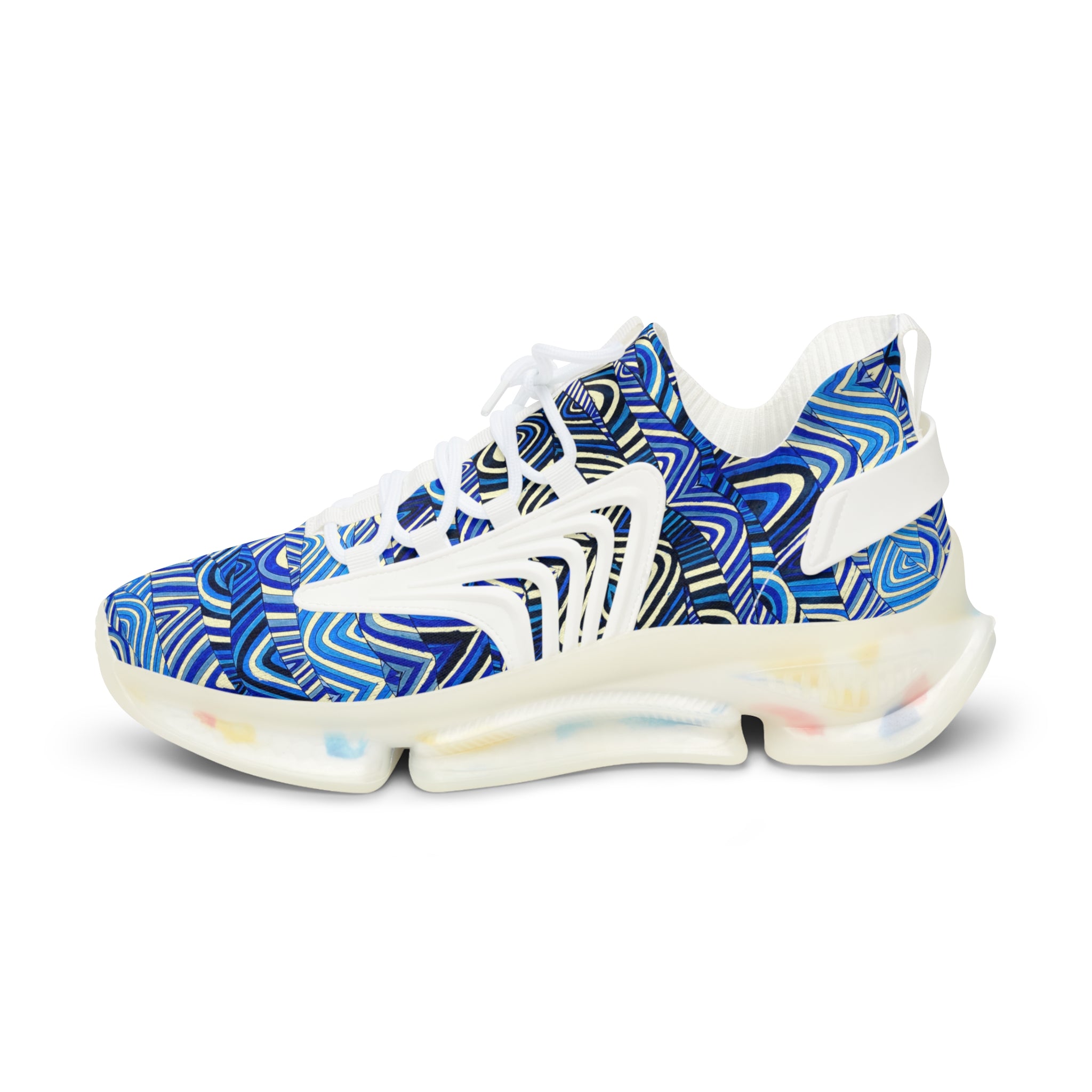 Cream Sonic OTT Men's Mesh Knit Sneakers